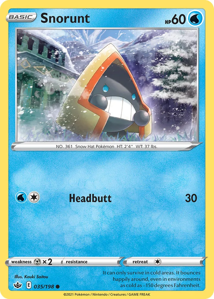 Snorunt, Chilling Reign 035/198