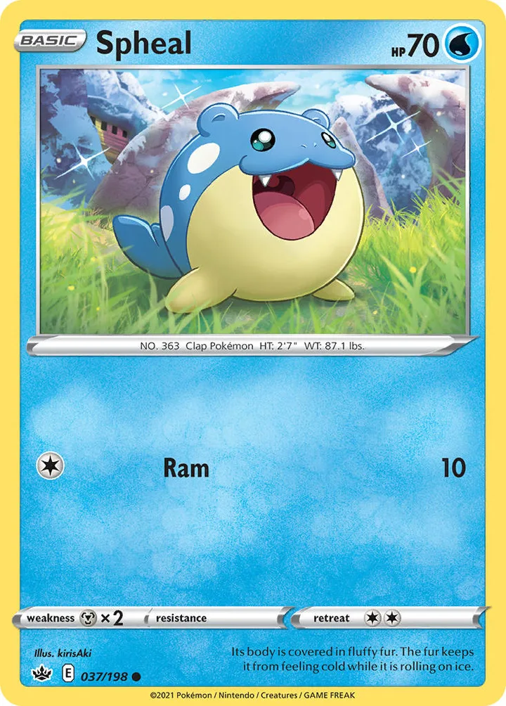Spheal, Chilling Reign 037/198