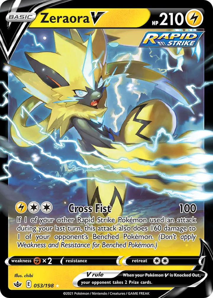 Zeraora V, Chilling Reign 053/198