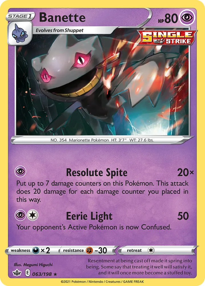 Banette, Chilling Reign 063/198