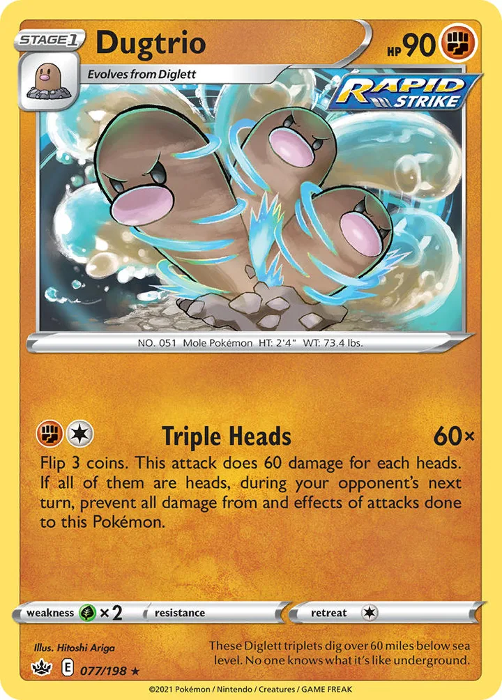 Dugtrio, Chilling Reign 077/198