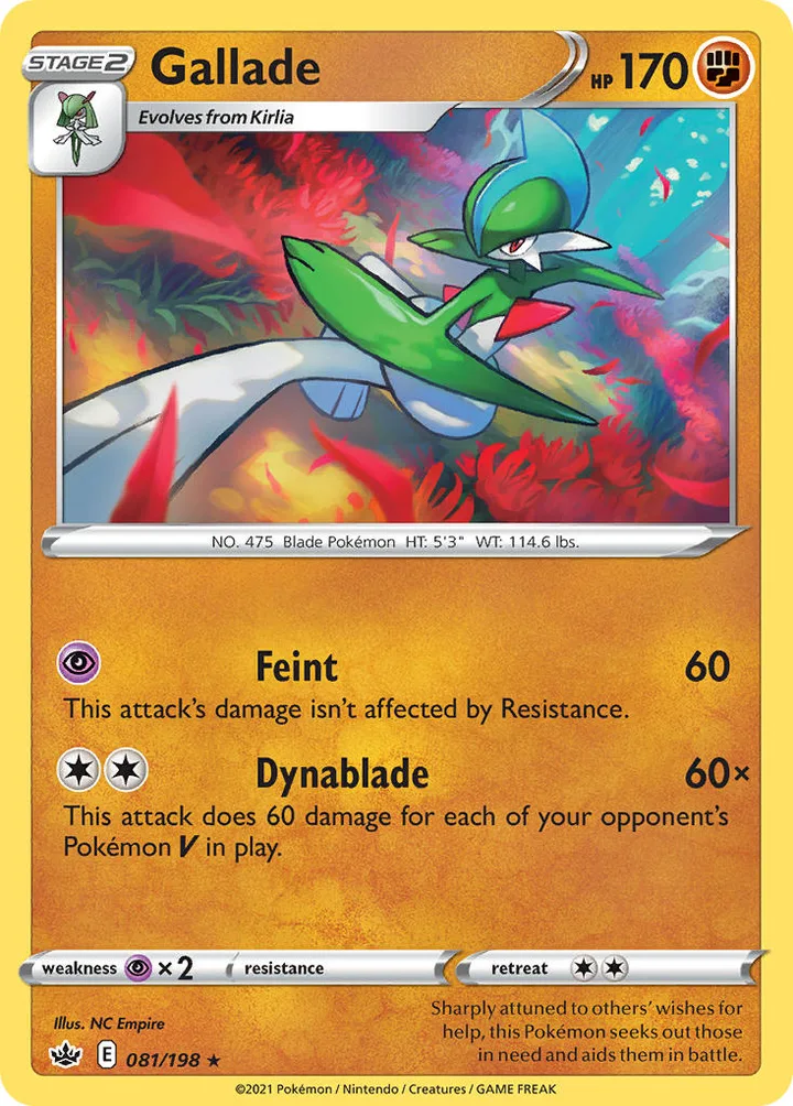 Gallade, Chilling Reign 081/198