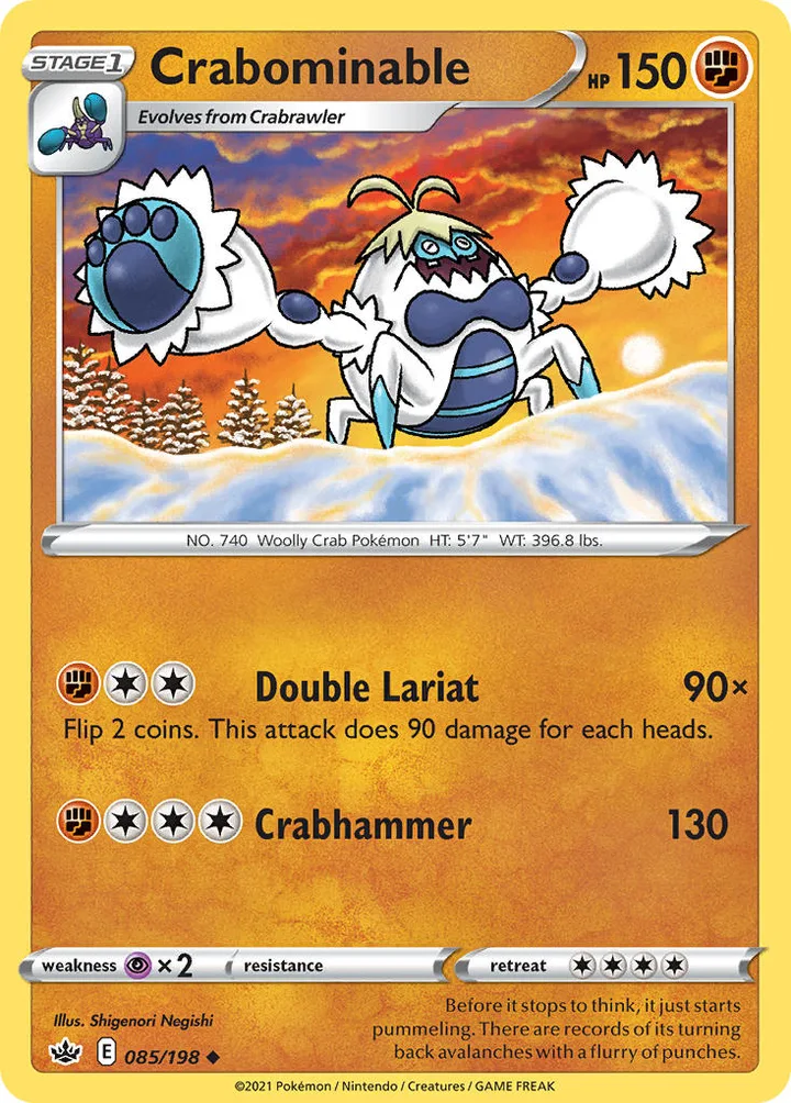 Crabominable, Chilling Reign 085/198