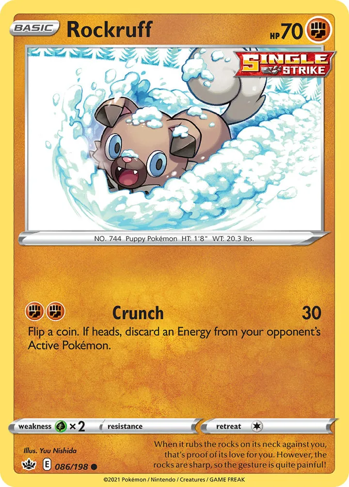 Rockruff, Chilling Reign 086/198