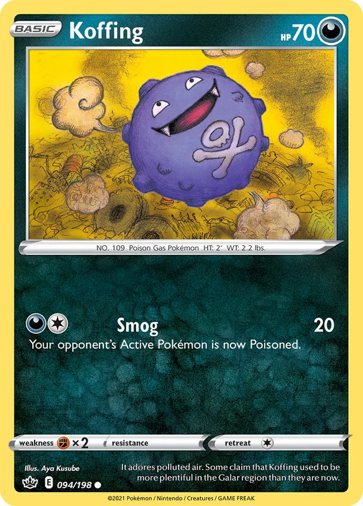 Koffing, Chilling Reign 094/198