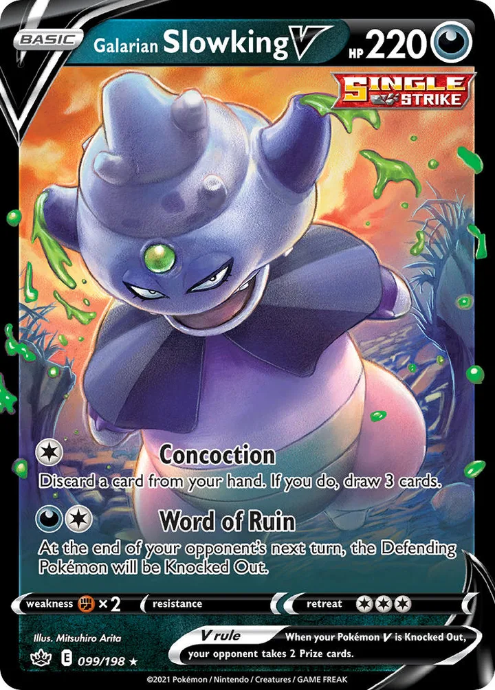 Galarian Slowking V, Chilling Reign 099/198
