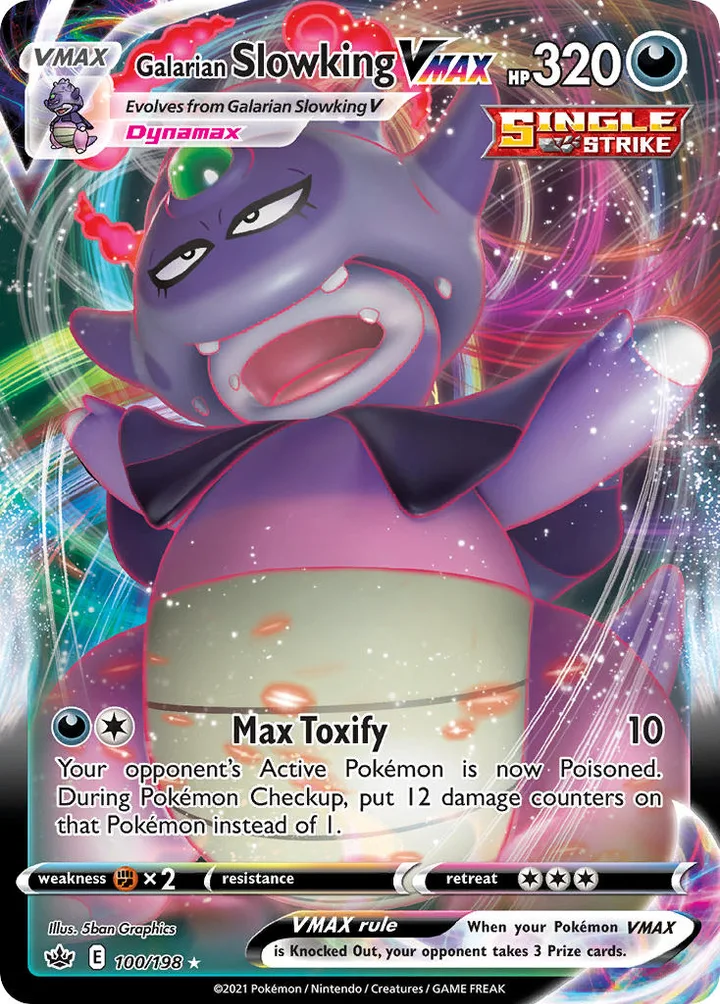 Galarian Slowking VMAX, Chilling Reign 100/198