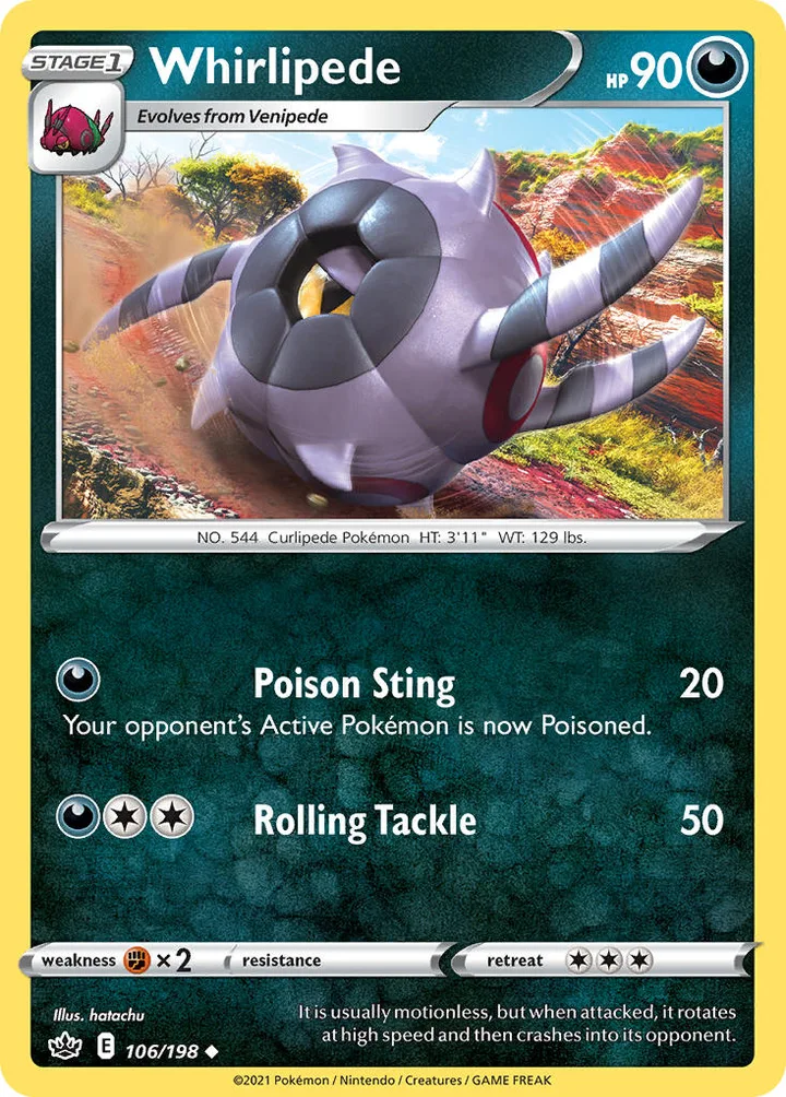 Whirlipede, Chilling Reign 106/198