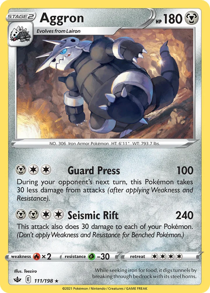 Aggron, Chilling Reign 111/198