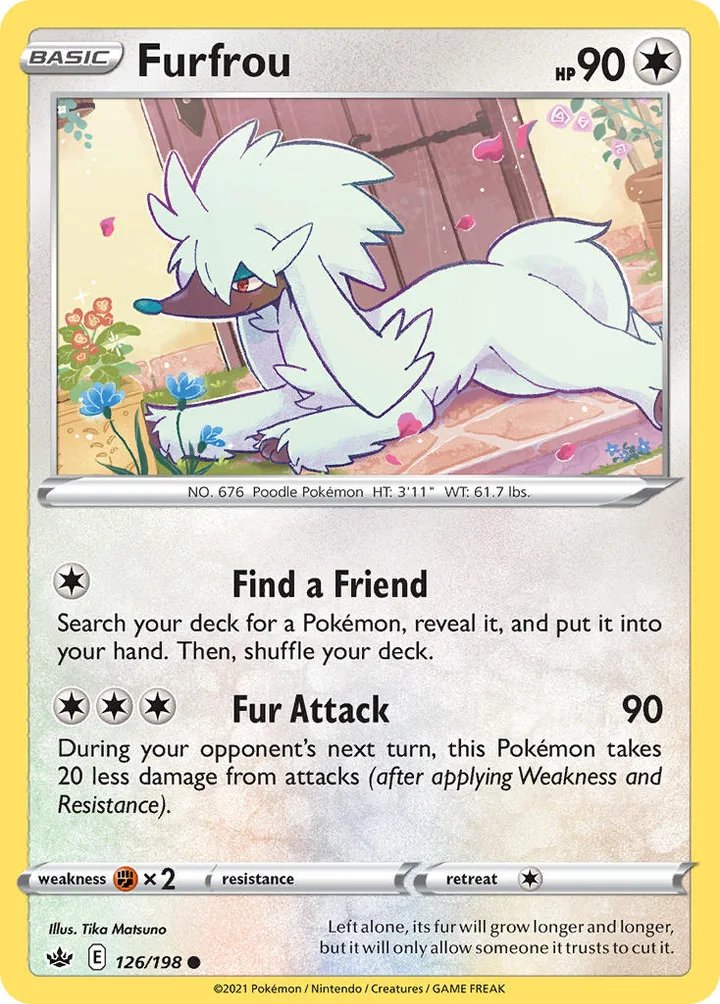 Furfrou, Chilling Reign 126/198