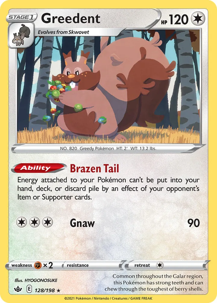 Greedent, Chilling Reign 128/198