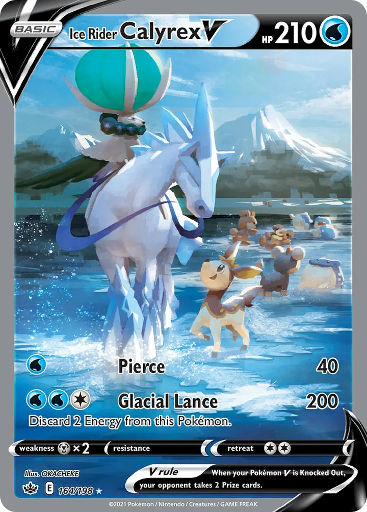 Ice Rider Calyrex V, Chilling Reign 164/198