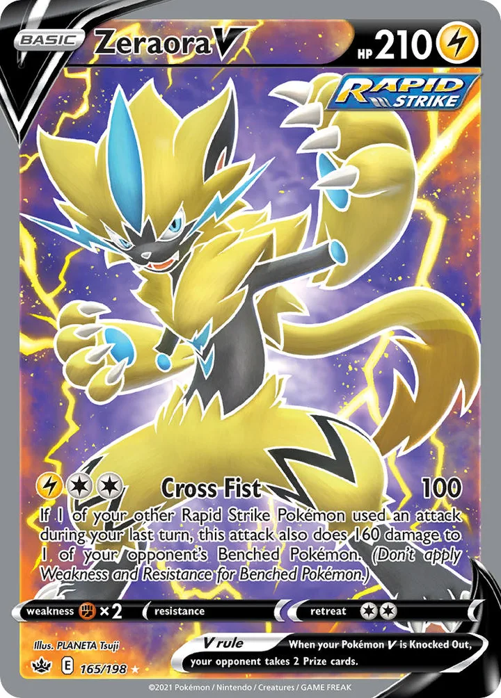 Zeraora V, Chilling Reign 165/198