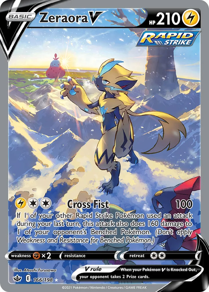 Zeraora V, Chilling Reign 166/198