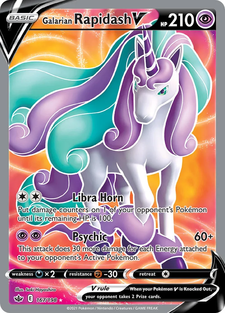 Galarian Rapidash V, Chilling Reign 167/198