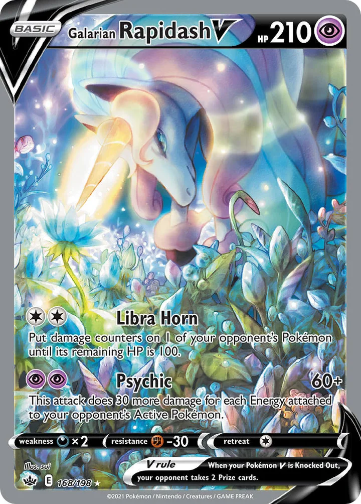 Galarian Rapidash V, Chilling Reign 168/198