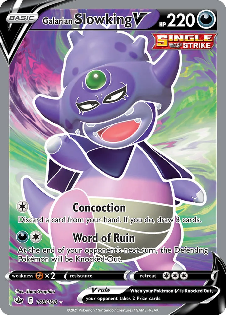 Galarian Slowking V, Chilling Reign 178/198