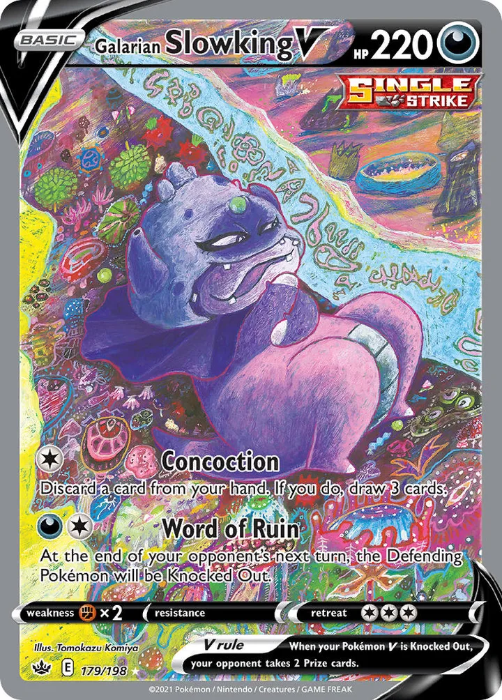 Galarian Slowking V, Chilling Reign 179/198