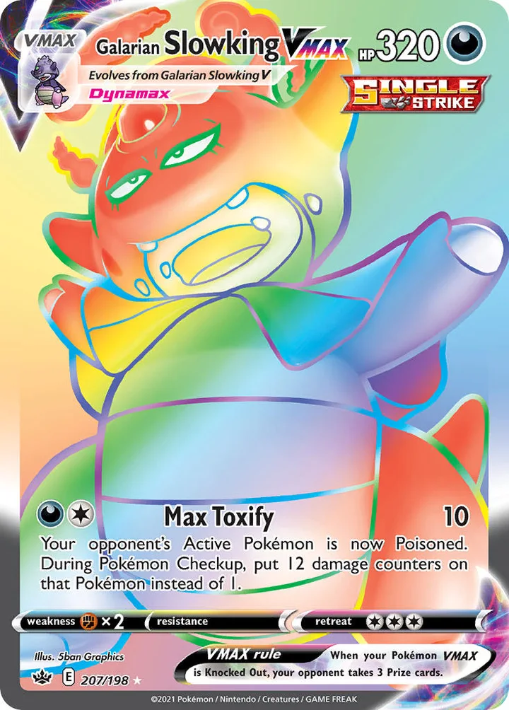 Galarian Slowking VMAX, Chilling Reign 207/198