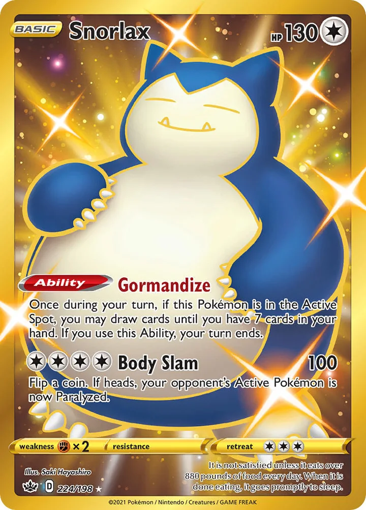 Snorlax, Chilling Reign 224/198