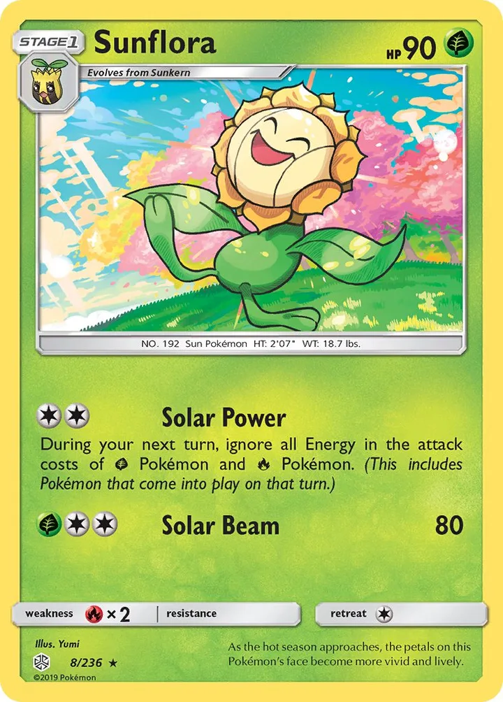 Sunflora, Cosmic Eclipse 8/236