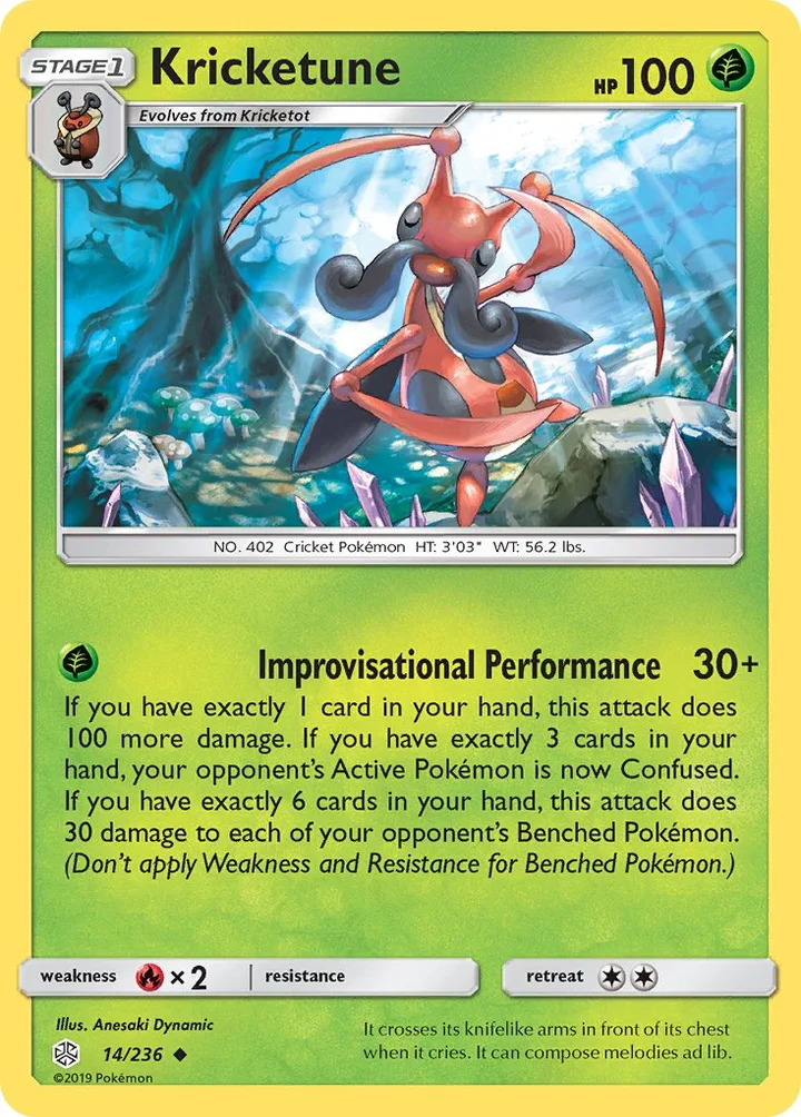 Kricketune, Cosmic Eclipse 14/236