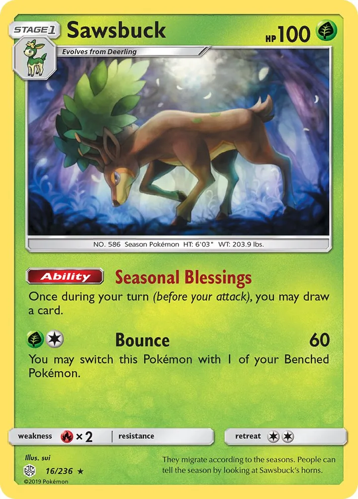 Sawsbuck, Cosmic Eclipse 16/236
