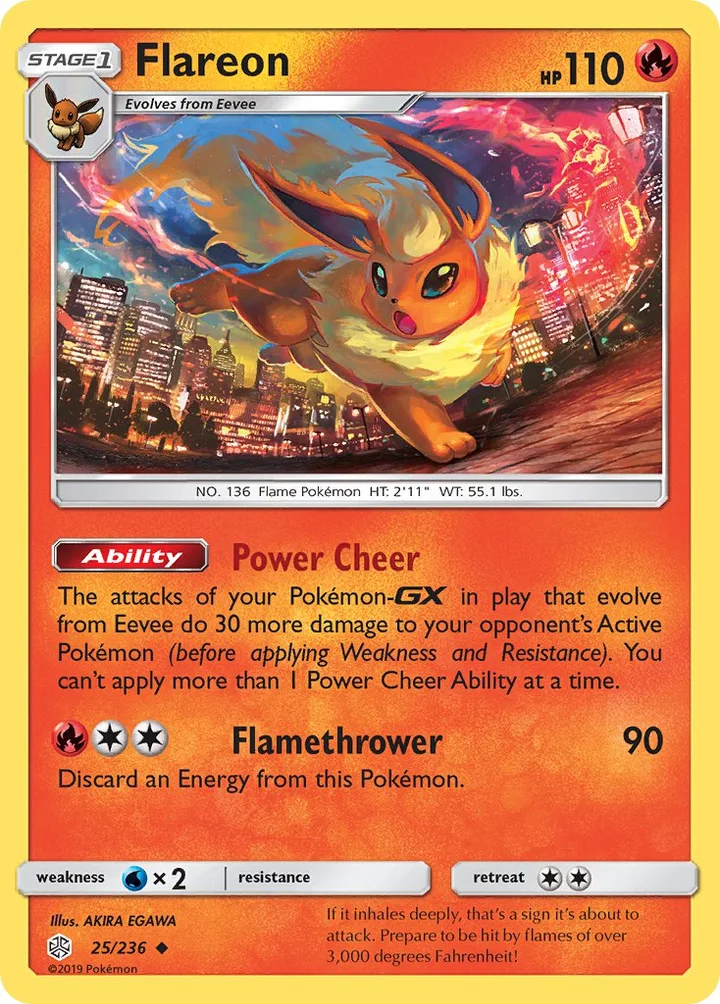 Flareon, Cosmic Eclipse 25/236