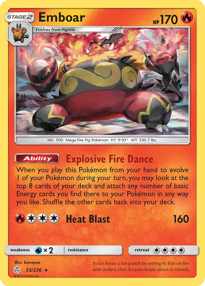 Emboar, Cosmic Eclipse 33/236