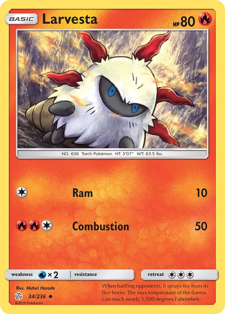 Larvesta, Cosmic Eclipse 34/236