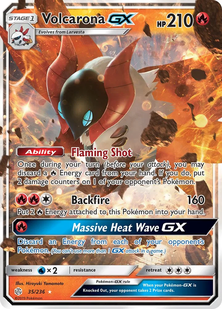 Volcarona-GX, Cosmic Eclipse 35/236