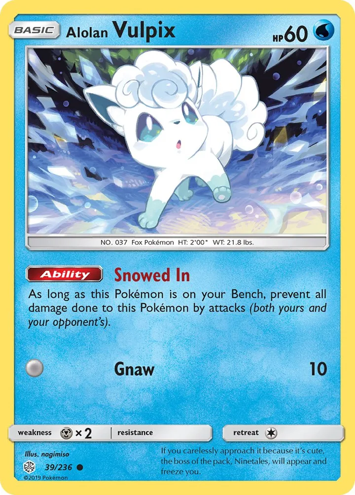 Alolan Vulpix, Cosmic Eclipse 39/236