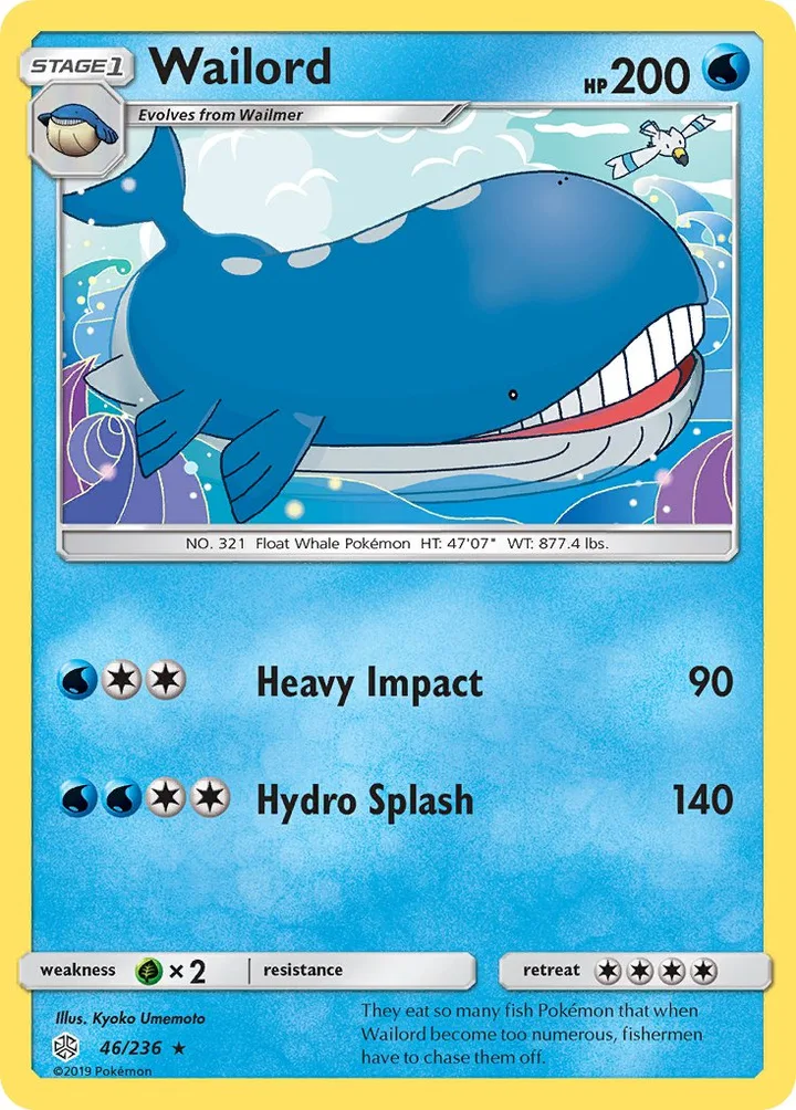 Wailord, Cosmic Eclipse 46/236