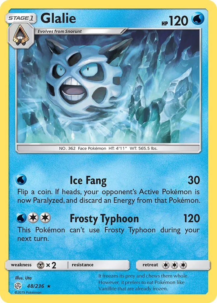 Glalie, Cosmic Eclipse 48/236