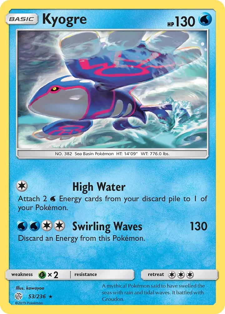 Kyogre, Cosmic Eclipse 53/236
