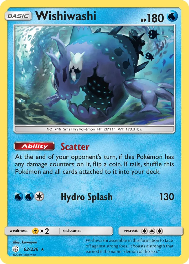 Wishiwashi, Cosmic Eclipse 62/236