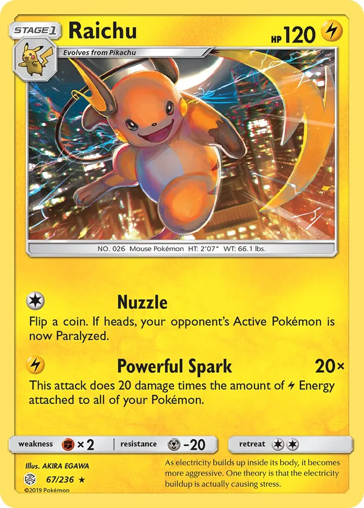 Raichu, Cosmic Eclipse 67/236