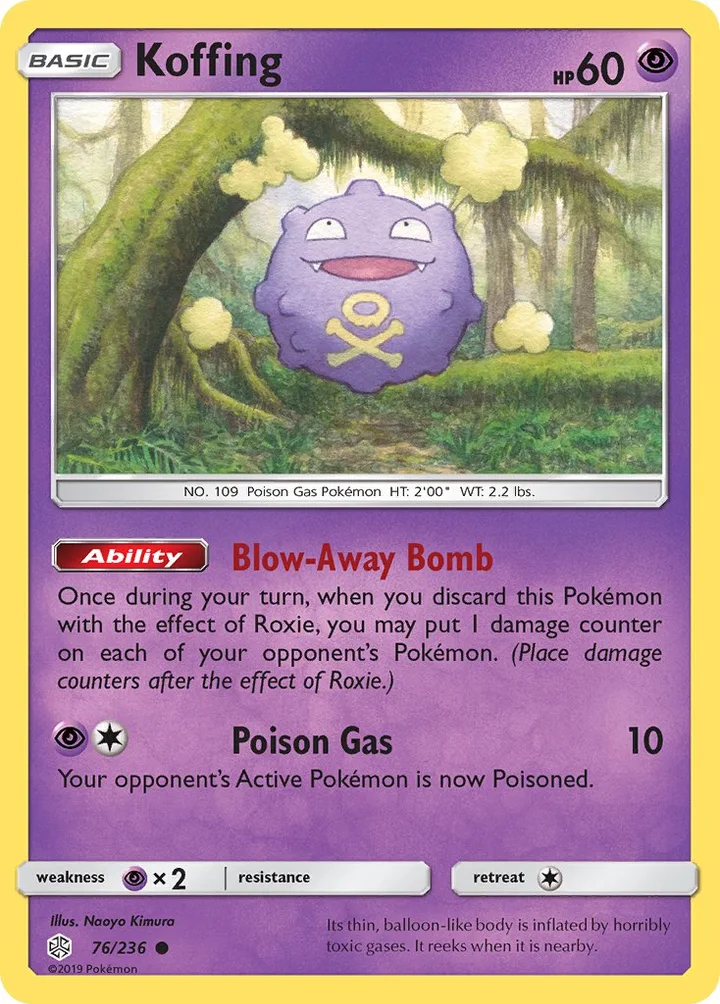 Koffing, Cosmic Eclipse 76/236