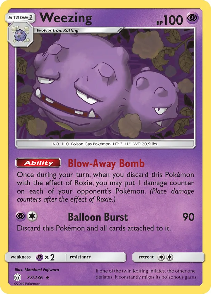 Weezing, Cosmic Eclipse 77/236
