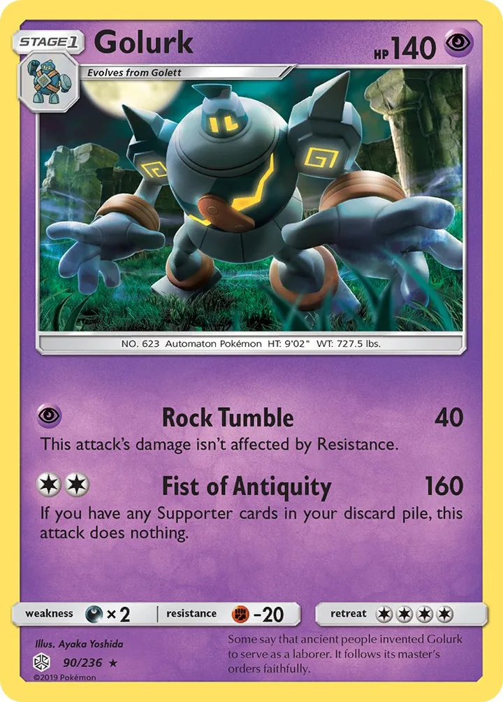 Golurk, Cosmic Eclipse 90/236