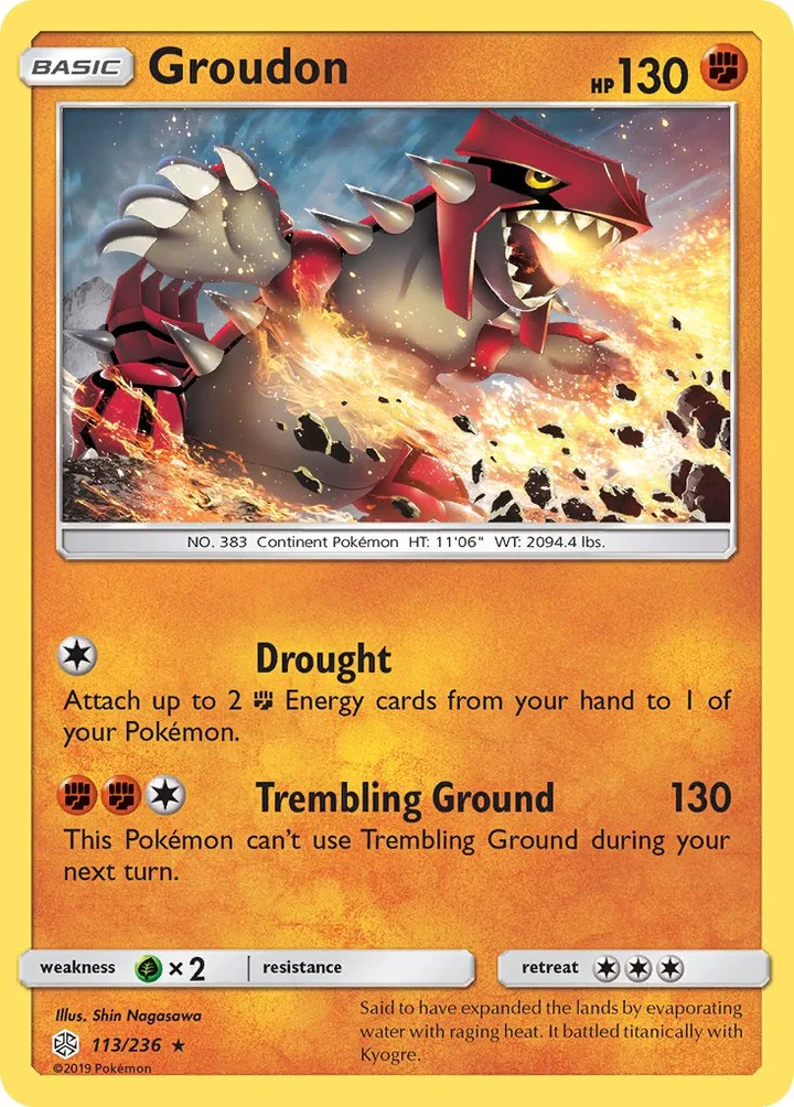 Groudon, Cosmic Eclipse 113/236