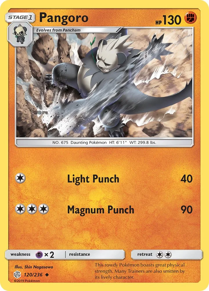 Pangoro, Cosmic Eclipse 120/236