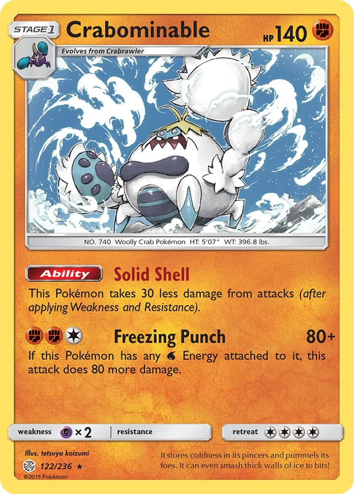 Crabominable, Cosmic Eclipse 122/236