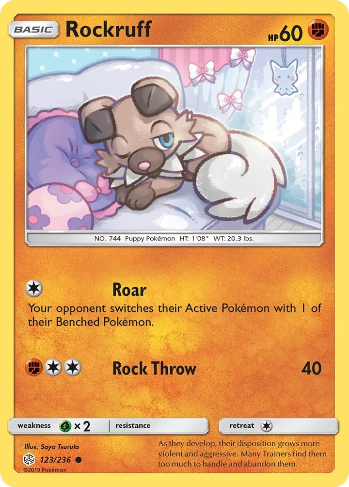 Rockruff, Cosmic Eclipse 123/236