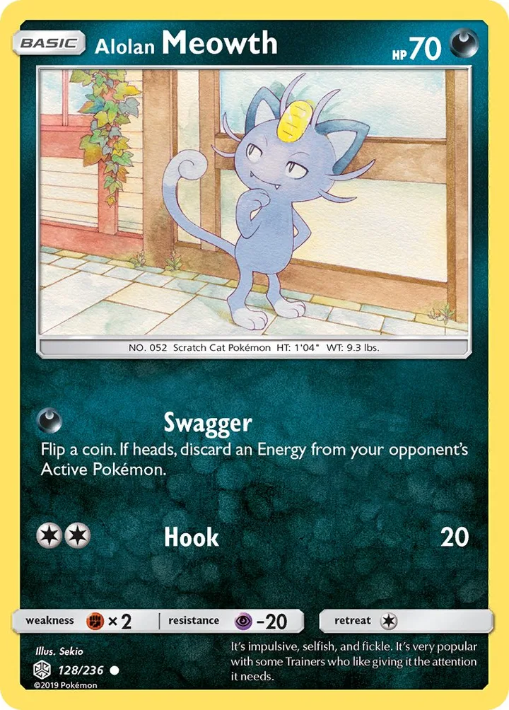 Alolan Meowth, Cosmic Eclipse 128/236