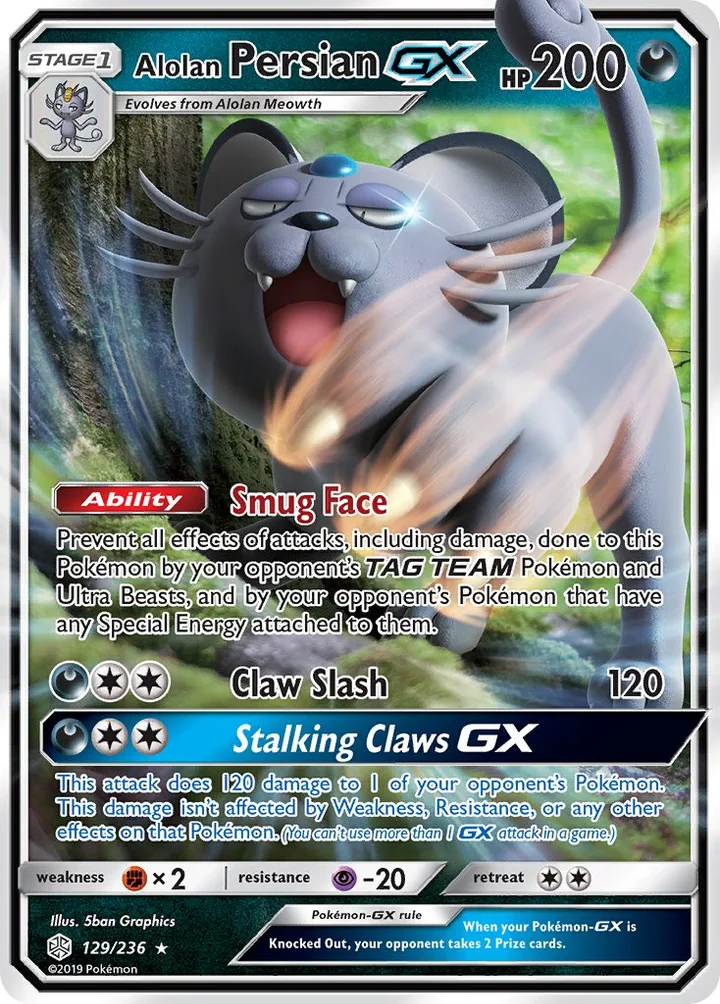Alolan Persian-GX, Cosmic Eclipse 129/236