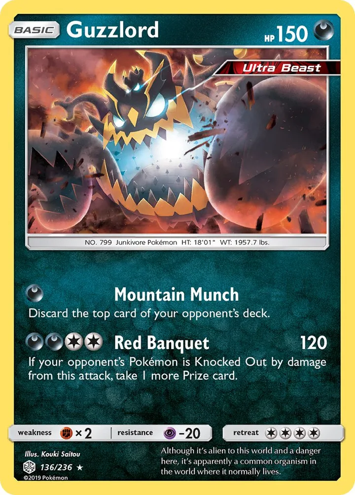 Guzzlord, Cosmic Eclipse 136/236