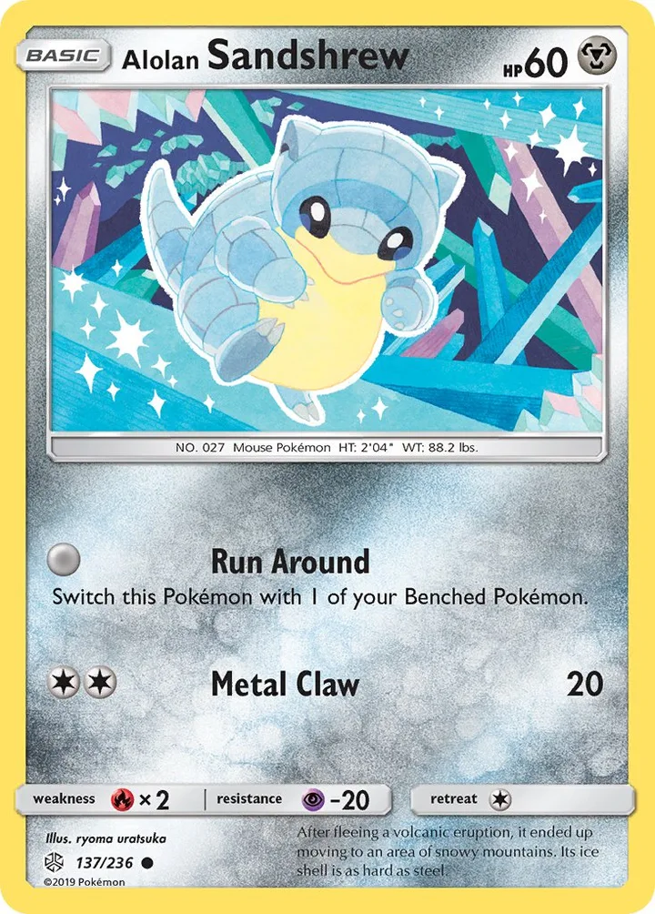 Alolan Sandshrew, Cosmic Eclipse 137/236