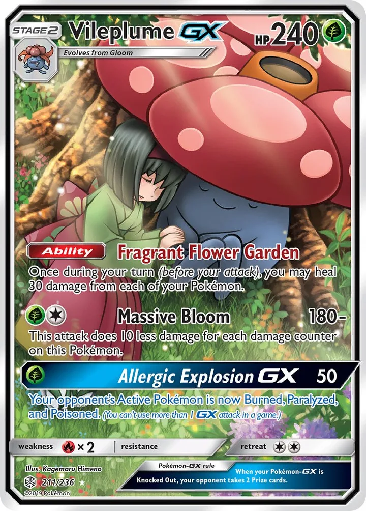 Vileplume-GX, Cosmic Eclipse 211/236