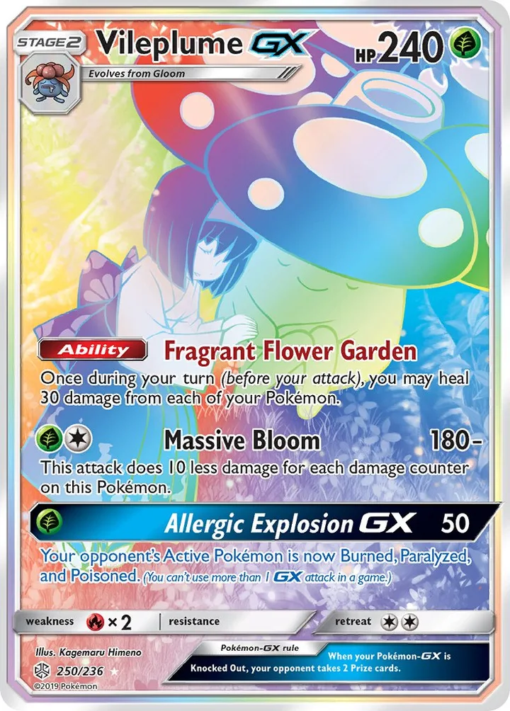 Vileplume-GX, Cosmic Eclipse 250/236